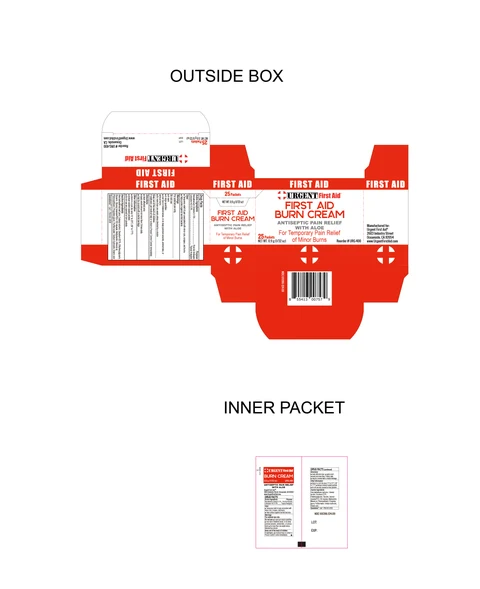 Burn Cream packaging
