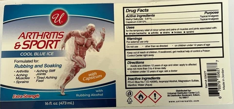Universal ARTHRITIS and SPORT 포장