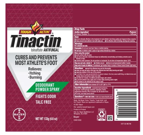 TinactinDeodorant packaging