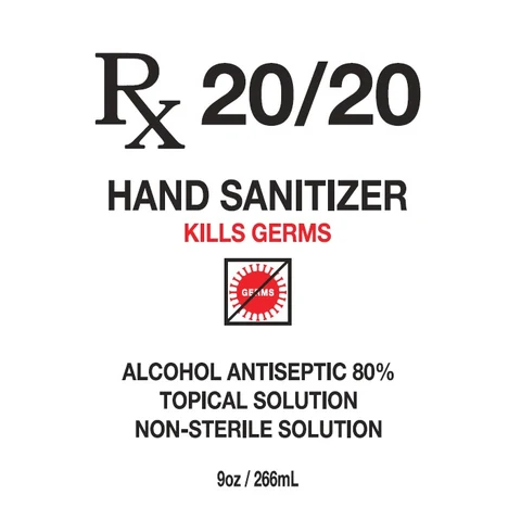 RX 2020 Hand Sanitizer 포장