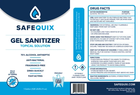 Hand Sanitizer packaging