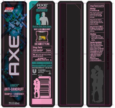 Axe2 in 1 Armor AntiDandruff 2 in 1 포장