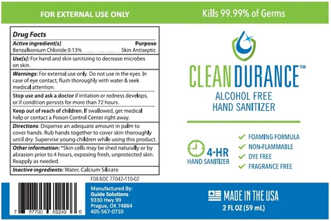 Alcohol Free Hand Sanitizer 포장