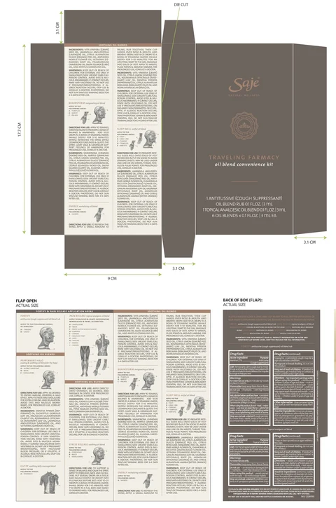 Traveling Farmacy packaging