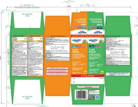 WALMARTDAYTIME AND NIGHTTIME MS SEVERE RELIEF VALUE PACK 포장