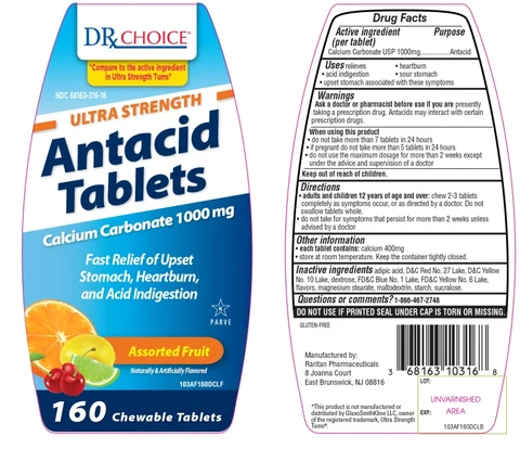 Ultra Strength Antacid 포장