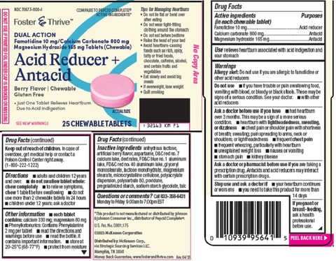 foster and thrive acid reducer antacid packaging