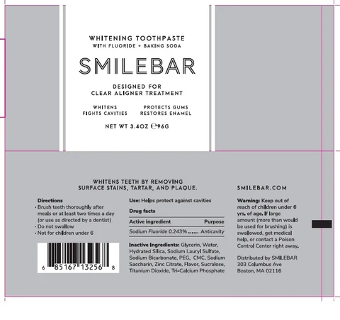 SMILEBAR Whitening 포장