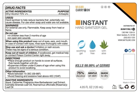INSTANT HAND SANITIZER packaging