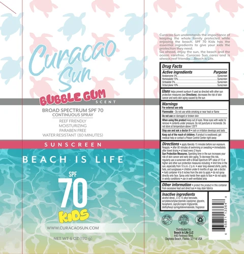 SPF 70 Kids Sunscreen 포장