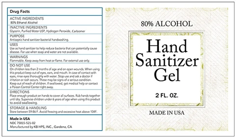 Hand Sanitizer packaging