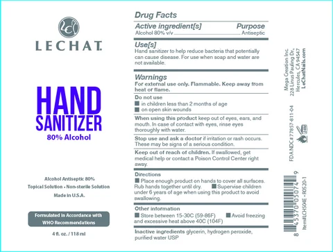 Hand Sanitizer packaging