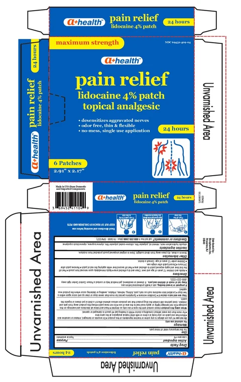 pain relief patch 포장