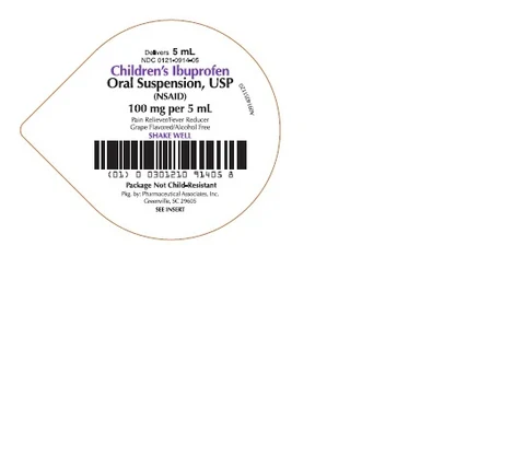 Childrens Ibuprofen Oral Suspension packaging