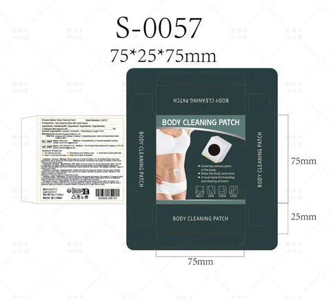 Body cleaning patch 포장
