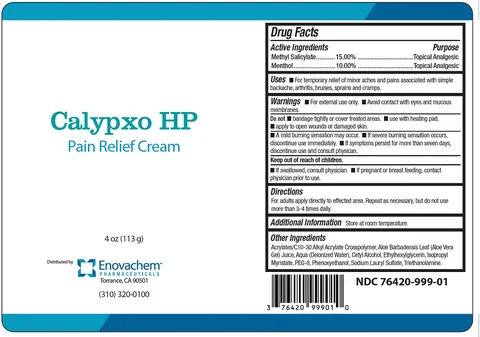 Calypxo HP Pain Relief 포장