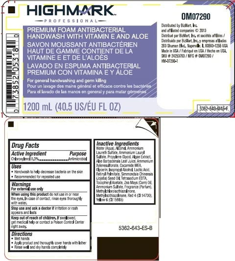 Highmark Professional Premium Foam Antibacterial Handwash 포장