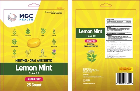 MGC Health DropsSugar Free Lemon Mint 포장