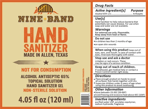 Hand Sanitizer packaging