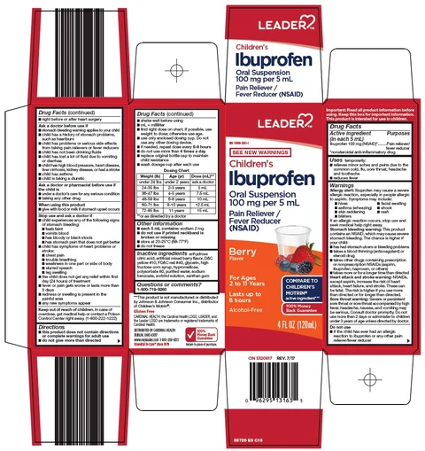 LEADER CHILDRENS IBUPROFEN packaging