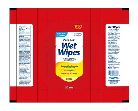 Hand Wipes packaging