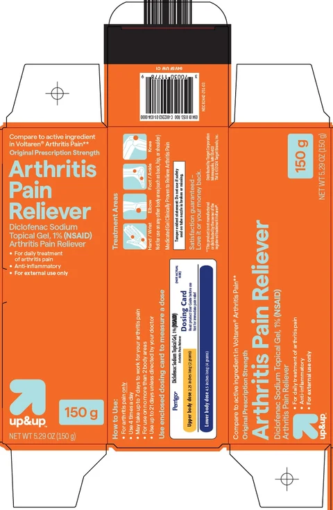 UP AND UP ARTHRITIS PAIN RELIEVER 포장