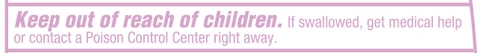 Keep out of reach of children