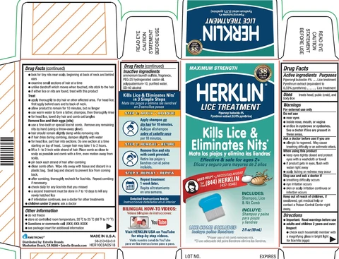 HERKLIN Lice Treatment 포장