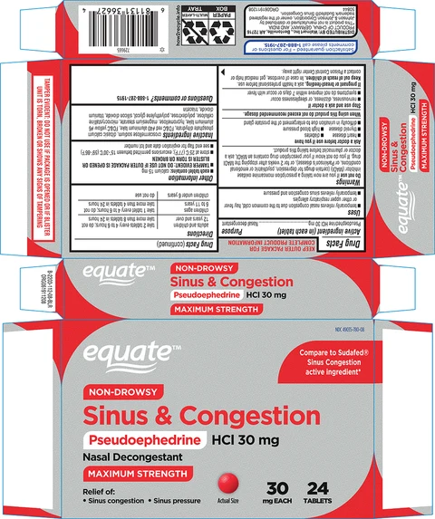 Sinus and CongestionNon-Drowsy 포장
