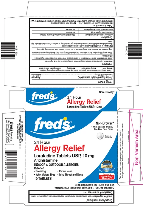 Loratadine packaging