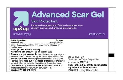 Target Advanced Scar Gel packaging