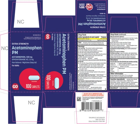 Acetaminophen PM 포장