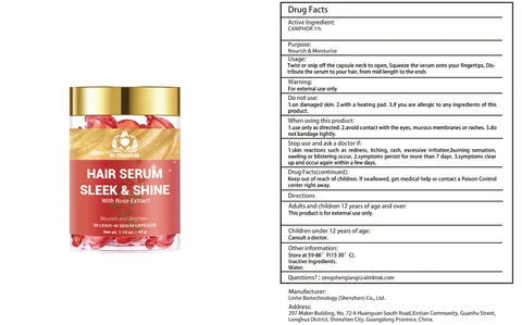 Rose Hair Serum packaging