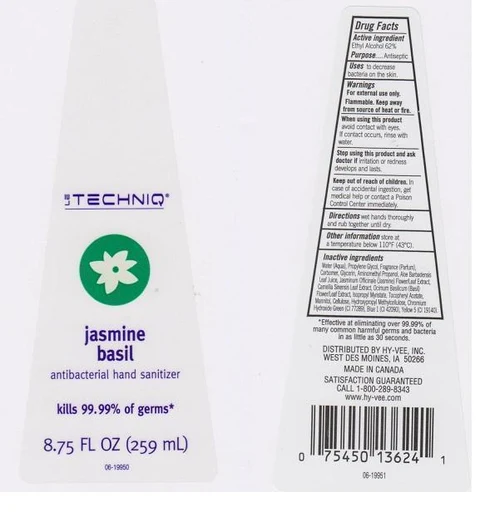 LE TECHNIQhAND SANITIZER JASMINE BASIL packaging