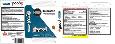 Ibuprofen, Caseys 4good 포장