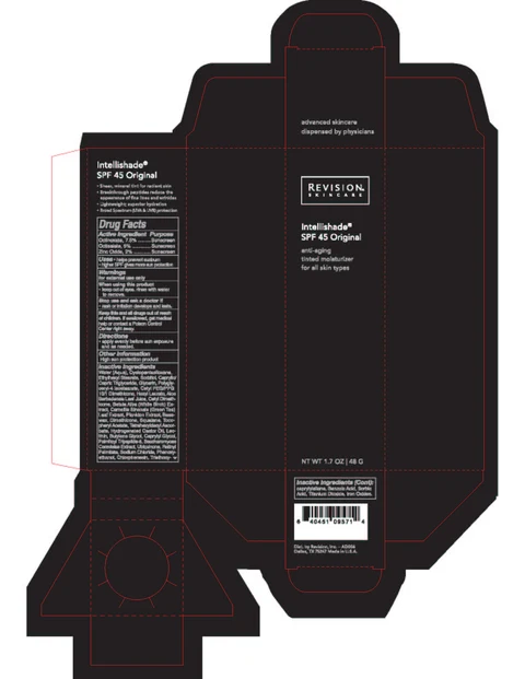 Tinted SPF 45 packaging