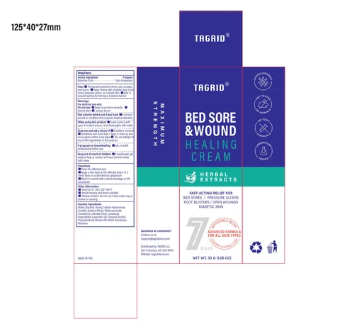 Bed Sore and Wound Healing Cream 포장