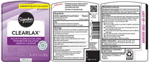 CLEARLAX packaging