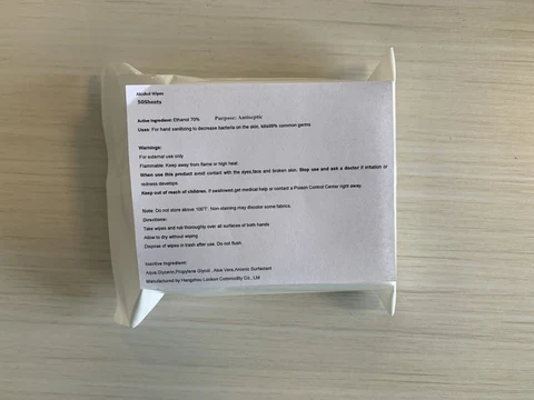 50 in bag label