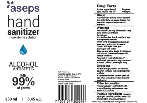 Hand Sanitizer packaging