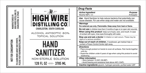 Hand Sanitizer packaging