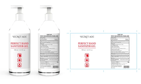 SECRET AGE PERFECT HAND SANITIZER (ETHANOL) 포장