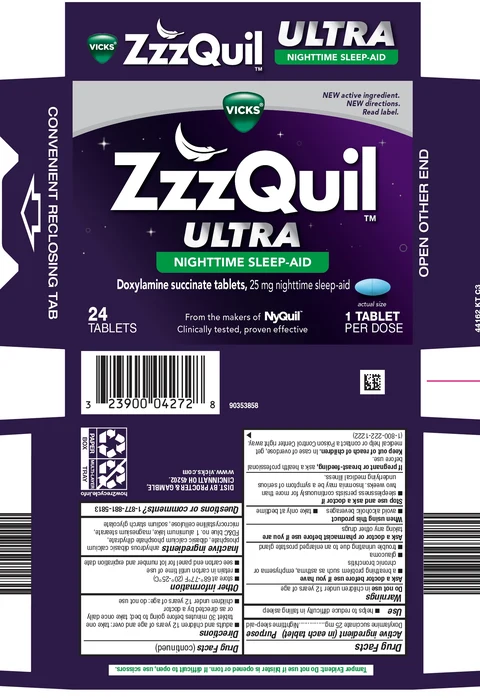 Vicks ZzzQuilUltra 포장