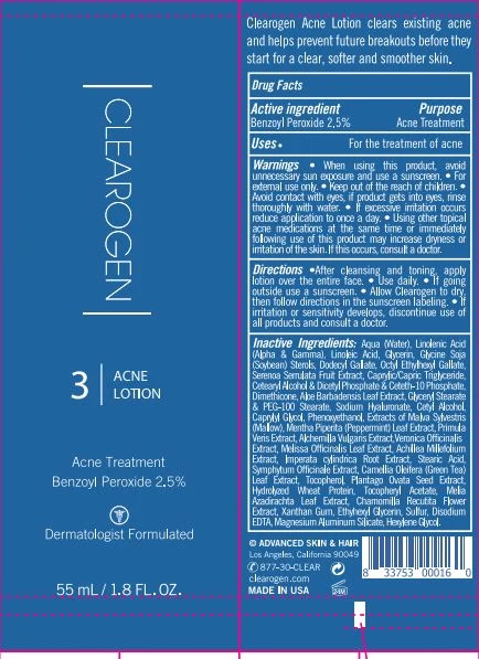 CLEAROGEN 3 packaging