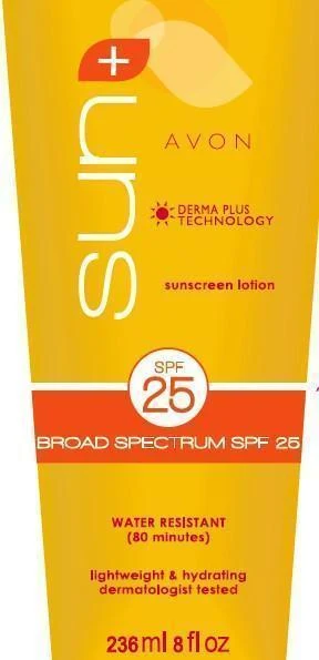 Avon SunSunscreen 포장