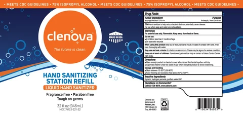 Clenova Hand Sanitizer 75% ISA 포장