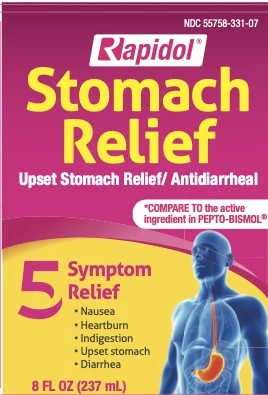 Rapidol Stomach Relief 포장