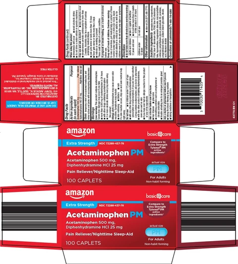 basic care acetaminophen pm packaging