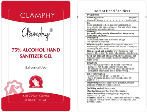 Hand Sanitizer packaging