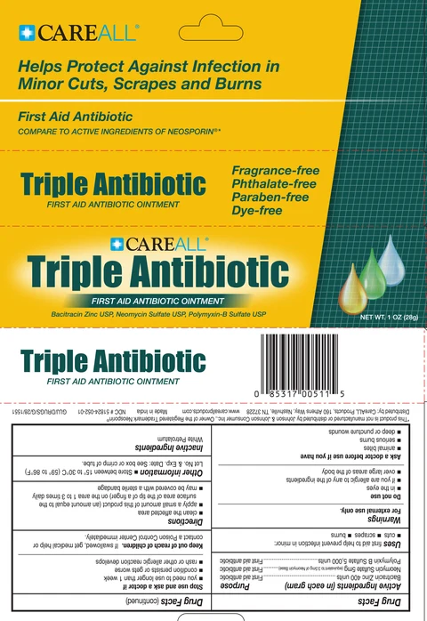 CareALL Triple Antibiotic 포장